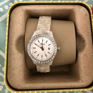 Fossil Lucite Bracelet Watch